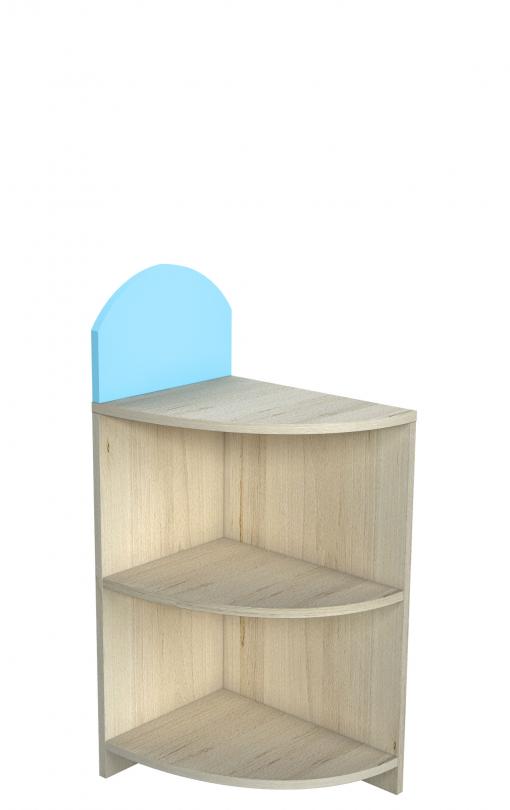 Стелаж відкритий кутовий, "Морcькі пригоди", елемент №1, АНШАР ГРУП (5701), 400х400х740 мм.